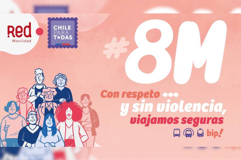 Esta es la tarjeta Bip! conmemorativa del 8M.