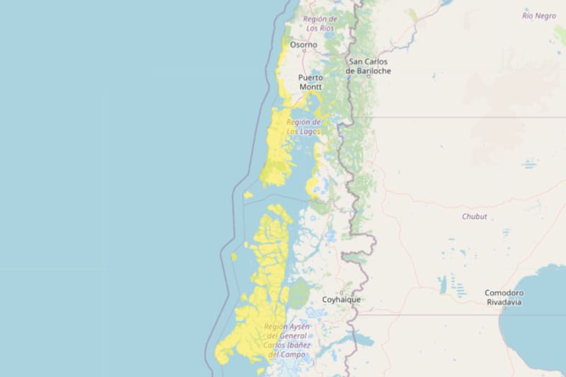 La entidad también emitió una alerta preventiva para ambas regiones entre el sábado y el domingo. Créditos: DMC.