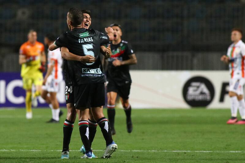 Palestino vs Cobresal en El Teniente en la ronda previa a la Copa Sudamericana. Foto: Aton.