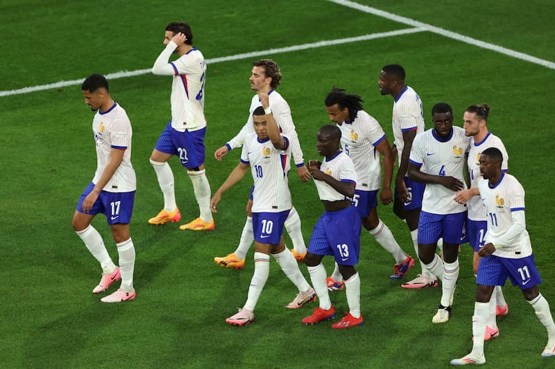 La selección francesa ha sido señalada por su aburrido juego. EFE.