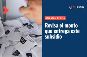 Bono vocal de mesa: ¿Cuál es el monto que entrega este subsidio y cuándo se pagará?