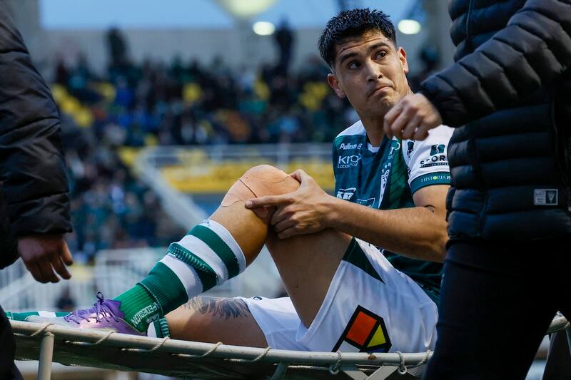 El delantero y su lesión en Wanderers.
