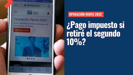 Operación Renta 2022: ¿Debo pagar impuestos si retiré el segundo 10%?