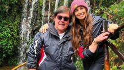 "Me pidió que lo trajera a la montaña": Tita Ureta disfrutó una relajada tarde de esquí con su querido papá, Emeterio Ureta