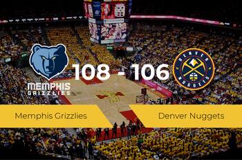 Memphis Grizzlies se impuso a Denver Nuggets y se posicionó en la Conferencia Oeste de la NBA