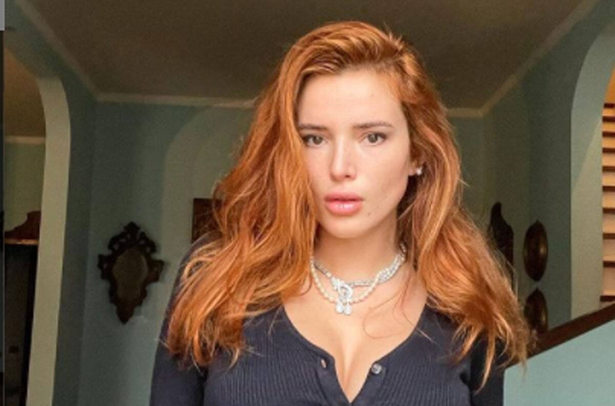 Bella Thorne promociona su próxima película para adultos con osado beso