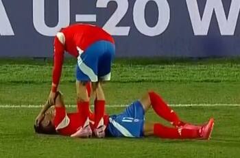 VIDEO | Rompió en llanto: el momento exacto en que Emiliano Ramos se lesiona en Chile Sub 20