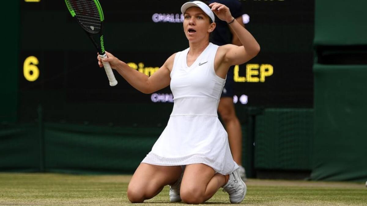 El punto con el que Simona Halep se quedó con la corona en Wimbledon