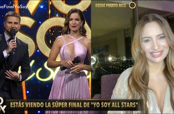 "No saben lo emocionada que estoy": Myriam Hernández aparece telemáticamente en la final de "Yo Soy All Stars"
