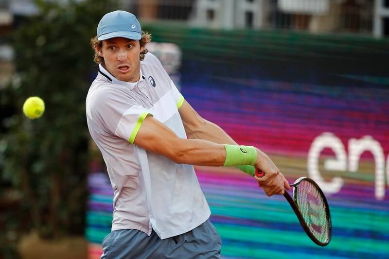 El tenista chileno venció al noruego Casper Ruud.
Felipe Zanca/Photosport