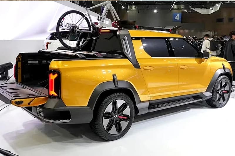 La nueva Musso eléctrica se basaría en el KGM Torres EVX.