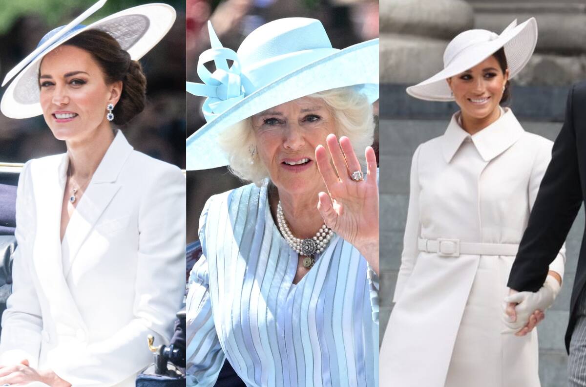 Kate Middleton, Meghan Markle, Camilla Parker y más: Los mejores looks de la familia real británica en el Jubileo de Platino de la Reina Isabel II