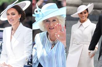 Kate Middleton, Meghan Markle, Camilla Parker y más: Los mejores looks de la familia real británica en el Jubileo de Platino de la Reina Isabel II