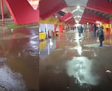 VIDEO | ¡Inundado! Las deplorables condiciones del Estadio Santa Laura ante las intensas lluvias