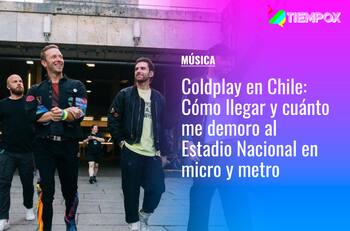 Coldplay en Chile: Cómo llegar y cuánto dura el trayecto al Estadio Nacional en micro y metro desde diferentes comunas