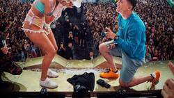 En medio de un festival musical: La increíble petición de matrimonio de Guaynaa a Lele Pons