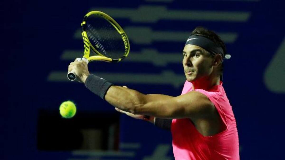 Las mejores jugadas del triunfo de 'Rafa' Nadal sobre Dimitrov en Acapulco