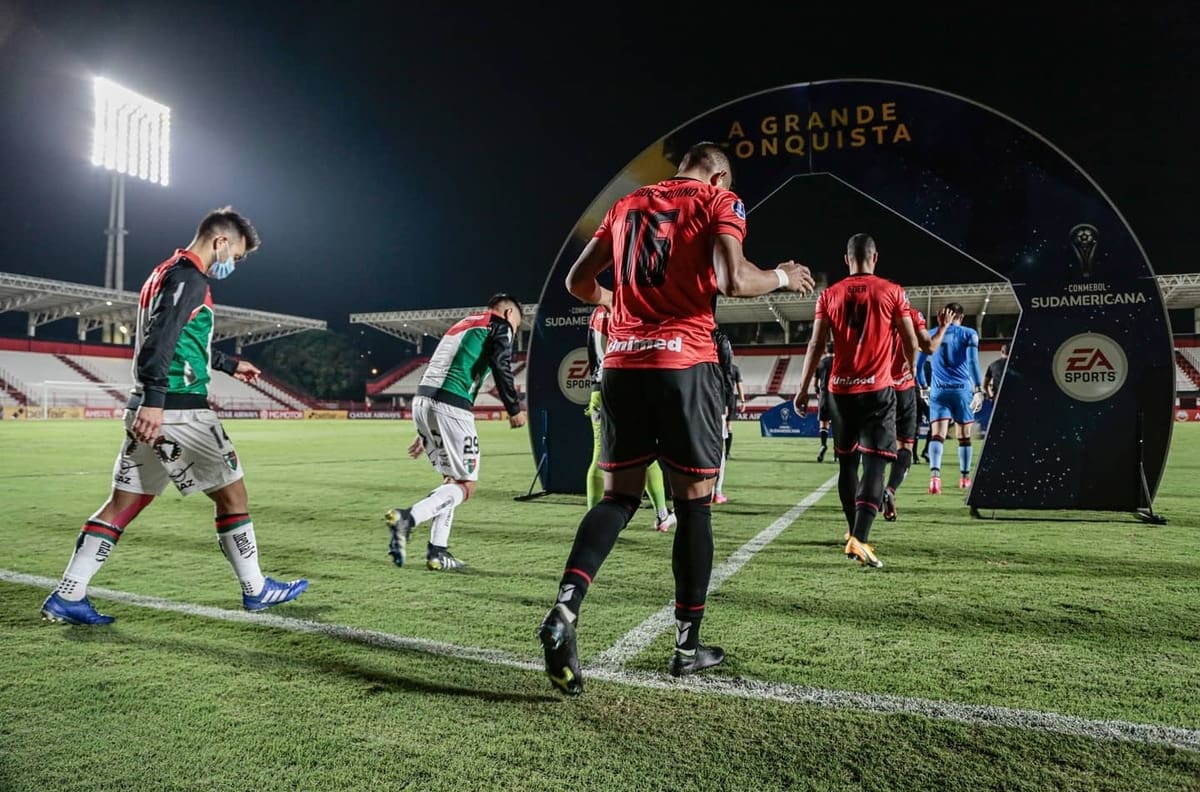 Atl. Goianiense 0-0 Palestino: Los árabes empataron en Brasil y se despidieron de Copa Sudamericana