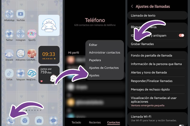 Sigue estos pasos para activar la opción de grabar todas las llamadas de tu Andorid.