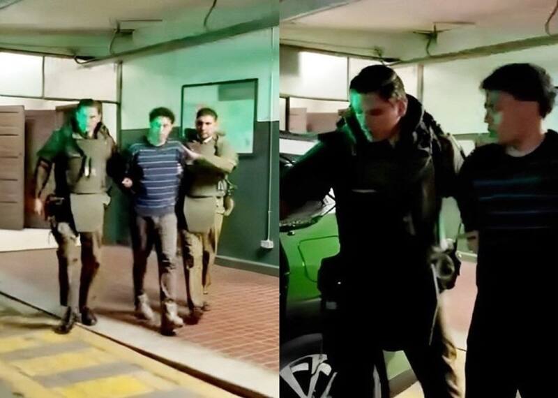 El ciudadano venezolano fue capturado en Monte Patria. Foto: Captura de video.