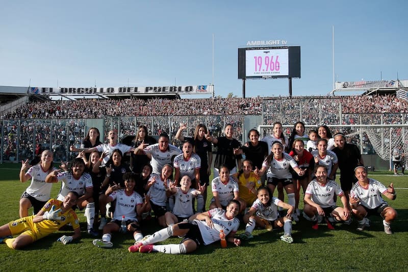 luego de romper el récord de público en Chile. Foto: Colo Colo.