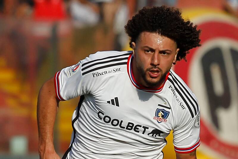 Maxi Falcón es duda para el partido de Colo Colo ante Unión La Calera. (Foto: Agencia Aton)