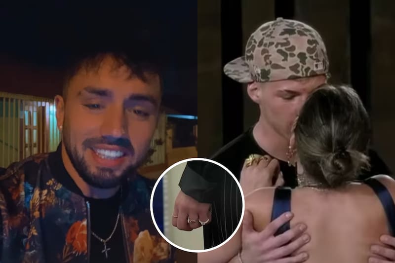 Fernando Altamirano tuvo que ver desde su casa la eliminación de Raimundo Cerda de "Gran Hermano" Chile y su romántica despedida con su ex, Alessia Traverso.