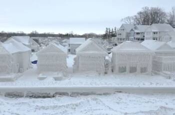 VIDEO | Tormenta Elliot: Casas se congelan en Estados Unidos por temperaturas de hasta -55 grados