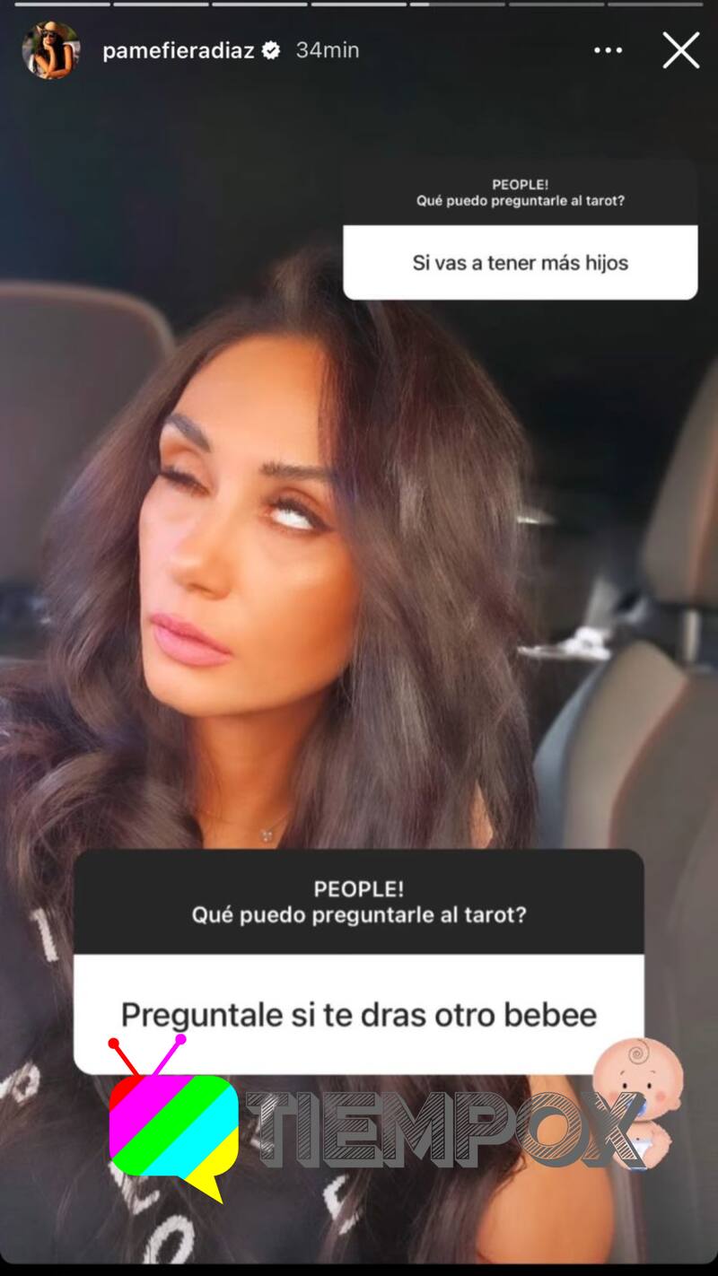 Historia de Instagram de Pamela Díaz