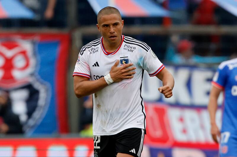 El delantero de Colo Colo lleva cinco goles esta temporada 2023. (Foto: Agencia Aton)