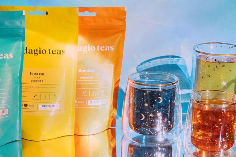 Adagio Teas es una tienda especializada en productos para la hora del té.