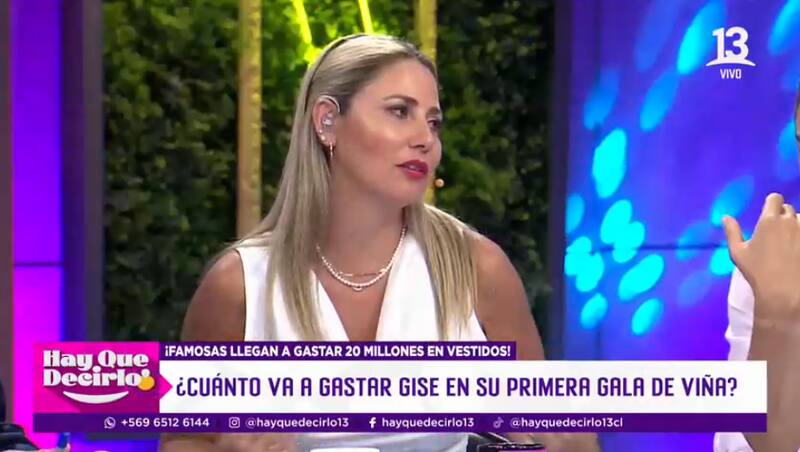 La panelista habló de los gastos que hará pensando en la gala del Festival de Viña 2025.