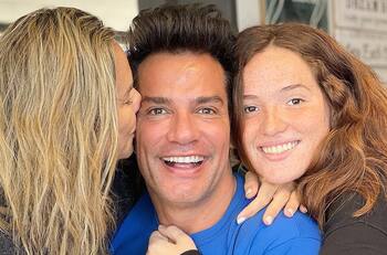 Tras lucirse en el Miss Universo 2021: El tierno reencuentro de Cristián de la Fuente y su hija, Laura de la Fuente