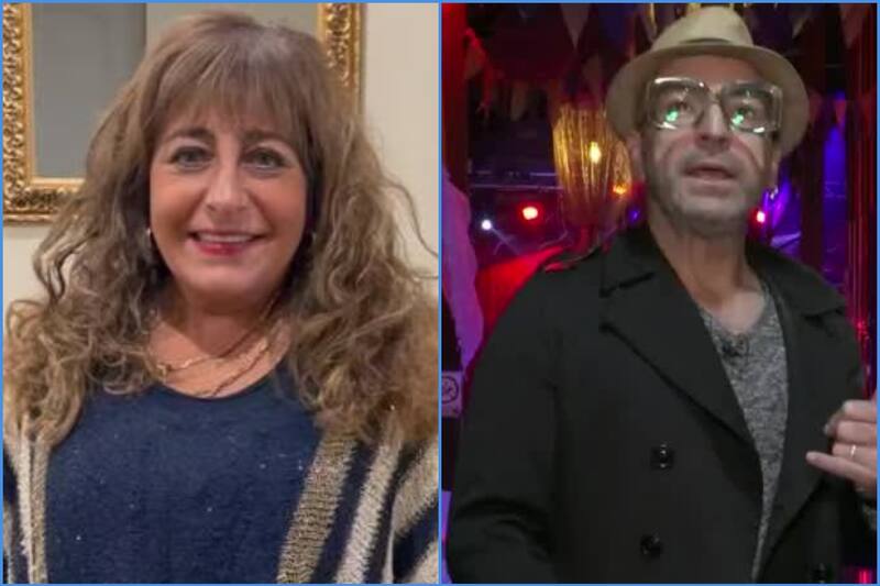 Helhue Sukni y Jorge Alís en "La Divina Comida".