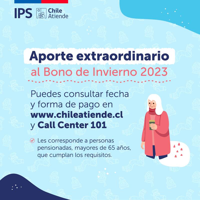 Así puedes consultar tu fecha de pago. Créditos: IPS - Chile Atiende.