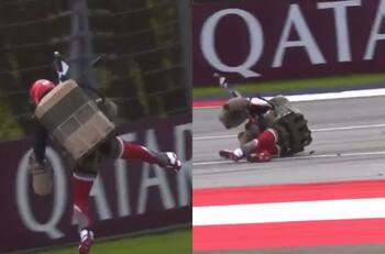 VIDEO | El insólito blooper que se vivió en GP de Austria durante el show de entretenimiento
