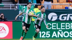 El Betis logra un triunfo agónico ante el Valencia y Pellegrini se ilusiona con la Champions League