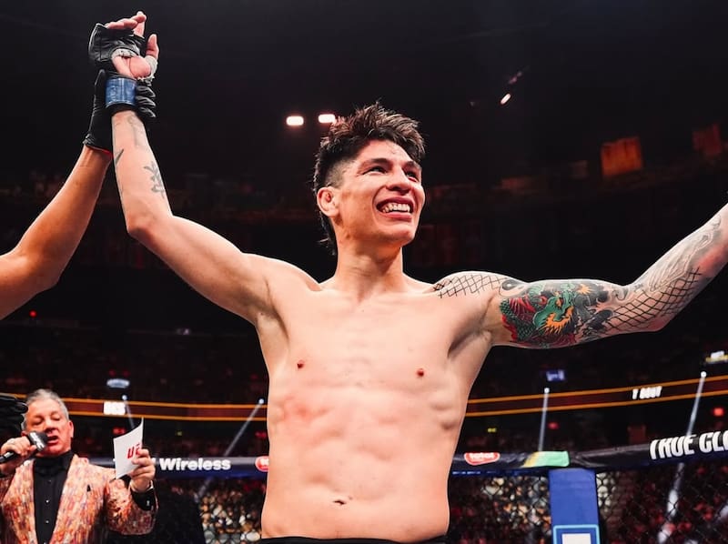 se alista para enfrentar a Rafel Fiziev. Foto: Ignacio Bahamondes.