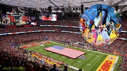 El divertido momento en donde un recordado personaje de Disney entró al campo del Super Bowl