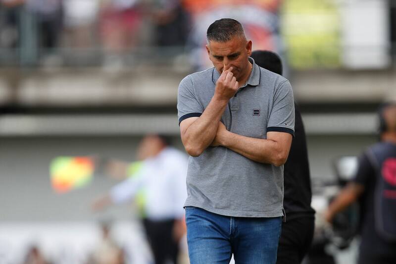 El DT de Ñublense fue lapidario en su crítica por la eliminación de Copa Chile. Foto: Aton.