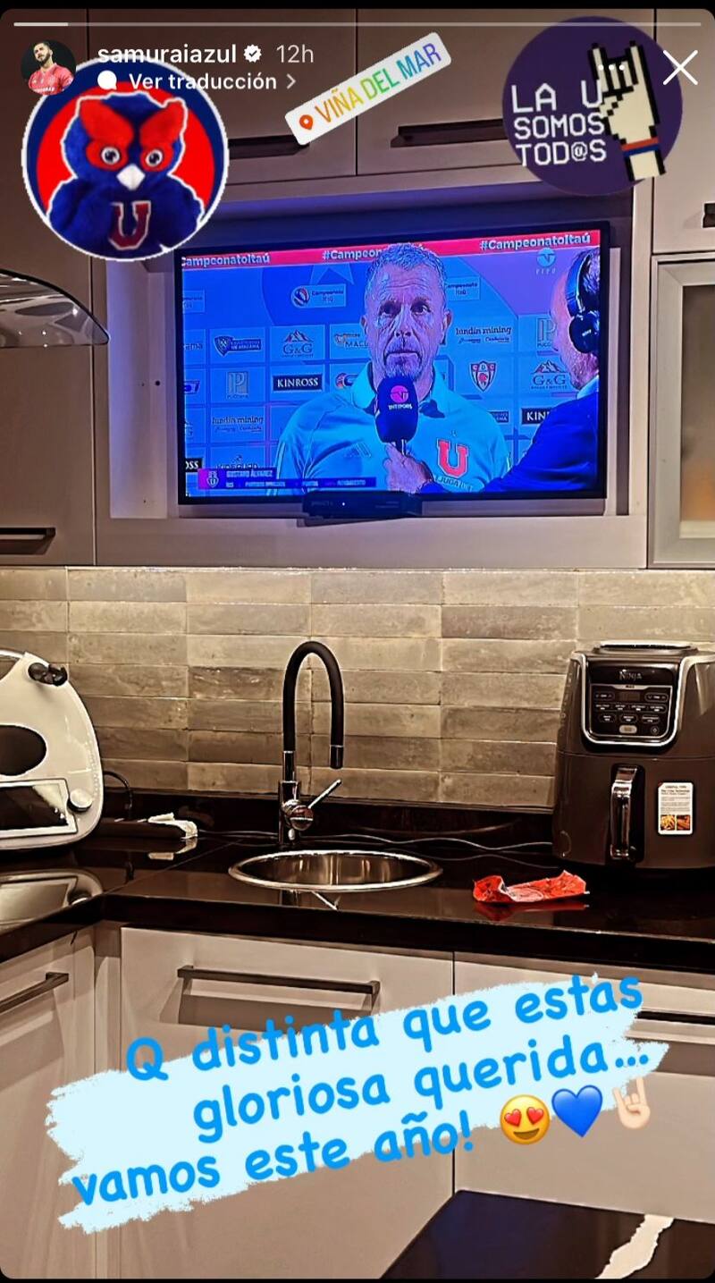 Johnny Herrera se mostró entusiasmado con "la nueva U".