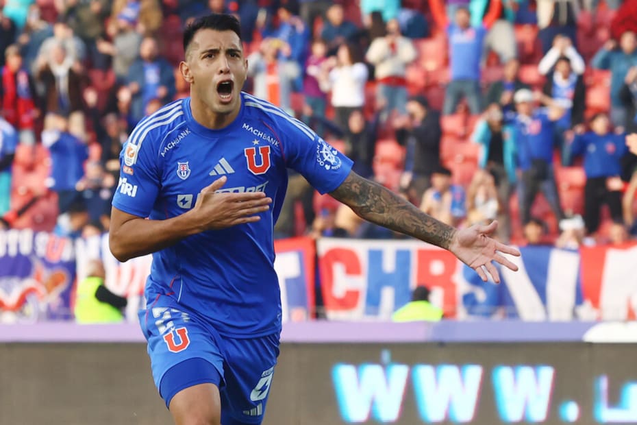 Marcó un gol en la victoria de la U sobre Deportes Iquique. Foto: Aton.