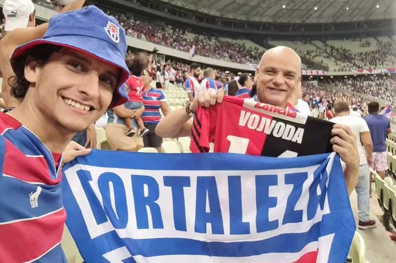 Gabriel Queiroz, hincha de Fortaleza y Universidad de Chile.