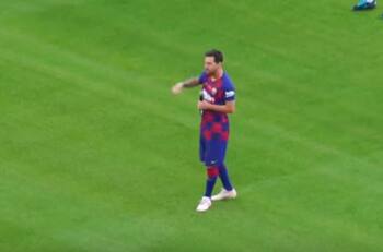 El motivacional discurso de Messi en la previa del Trofeo Joan Gamper