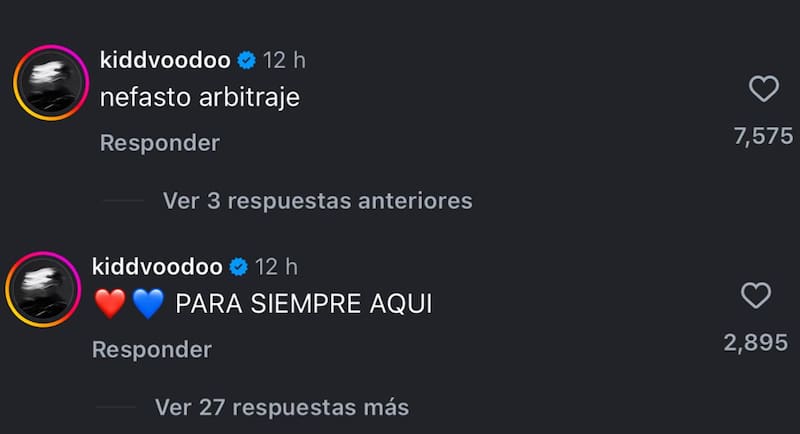 Los comentarios del cantante post partido de la U.
