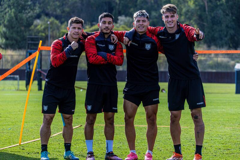 El delantero ya entrena con normalidad en Huachipato. (Foto: Huachipato)