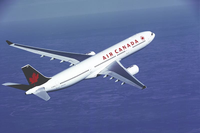 Los vuelos son semanales. Créditos: @aircanada.