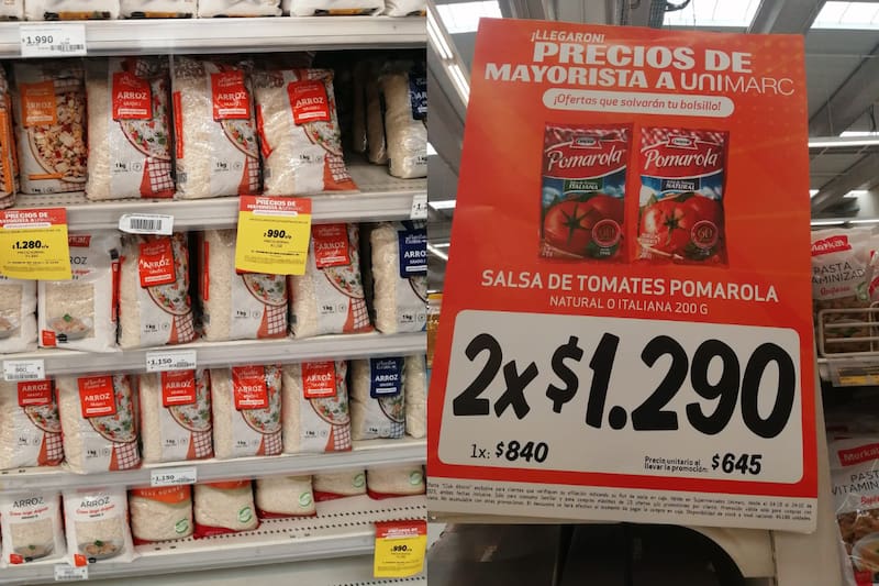 Estas son algunas de las ofertas que Supermercado Unimarc y Mayorista10 traen para ti.