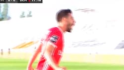 Pase atrás y gol: Pizzi puso en ventaja al Benfica sobre Portimonense