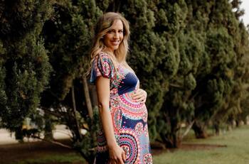 Valeria Ortega le dio la bienvenida a su hijo Oliver “con temblor incluido”